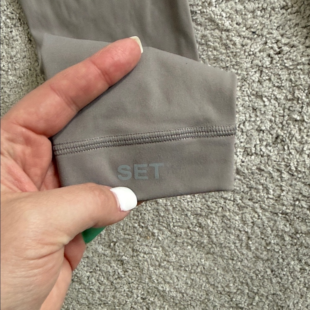 Set Active SportBody Gray Leggings - Picture 6 of 7
